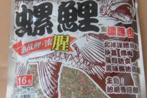 冬钓鲤鱼适合用什么商品饵料，螺鲤、九一八、一品鲤均为适宜选择